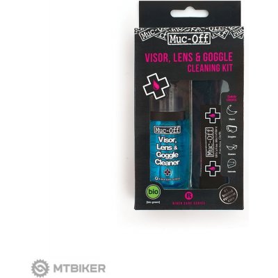 MUC-OFF 202 Visor, Lens & Goggle Cleaning Kit 30 ml – Zboží Mobilmania