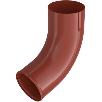 Bryza Výtokové koleno svodu pozinkované Ø 90 mm RAL 8004 cihlově červené – Hledejceny.cz