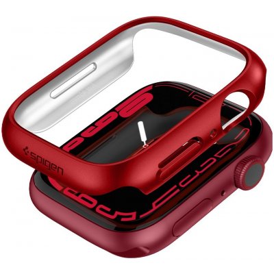 Spigen Thin Fit Apple Watch 7 45mm, červená ACS04177 – Zboží Mobilmania