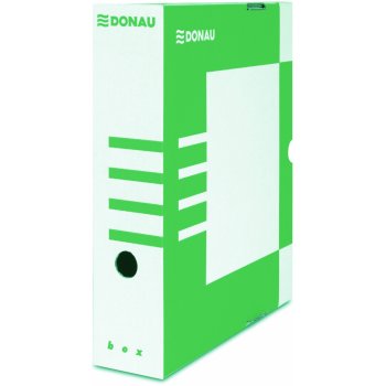 Donau archivační krabice karton zelená A4 80 mm