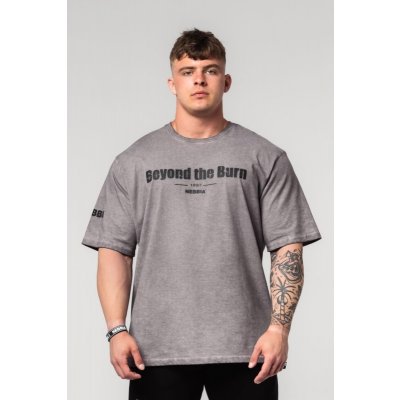 Nebbia Washed-off bavlněné heavyweight tričko GRIND 370 – Zboží Mobilmania