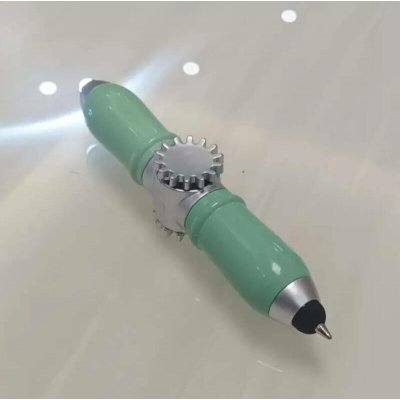 Světelný Fidget Spinner Pen zelený – Zboží Mobilmania