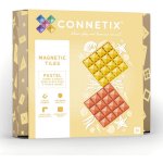 Connetix Pastel Lemon & Peach Base Plate 2 ks základny – Zboží Mobilmania