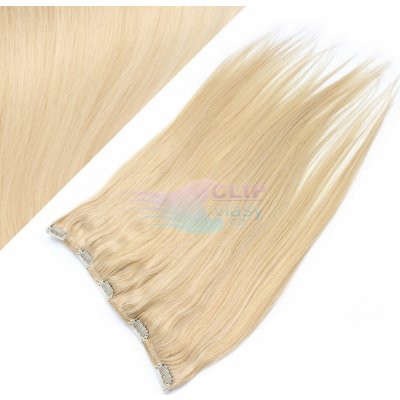 Clip in rychlopás 40cm 100% lidské vlasy - beach blond #613 – Sleviste.cz
