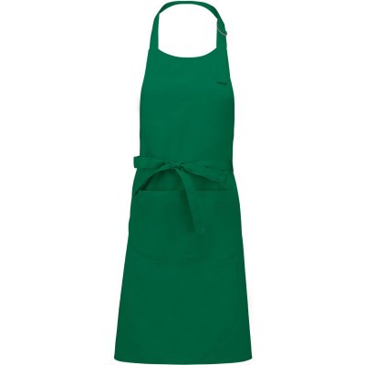 Kariban Zástěra Sommelier K890 s laclem COT20K89052099-kelly green Zelená kelly – Hledejceny.cz