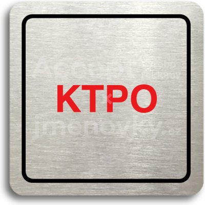 ACCEPT Piktogram KTPO - stříbrná tabulka - barevný tisk – Zboží Dáma