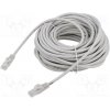 síťový kabel Gembird PP6U-CU-20M patch, U/UTP, 6, lanko, Cu, PVC, 20m, šedý