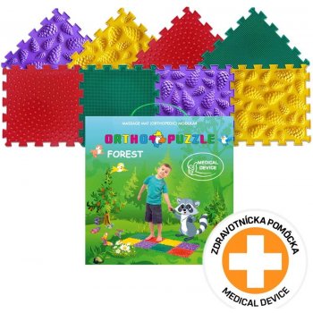 Ortho Puzzle Ortopedické puzzle 8 ks Forest