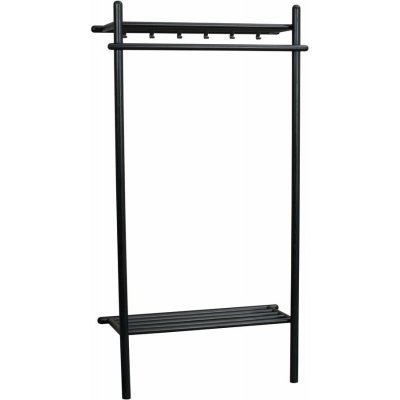 Rowico Černá předsíňová sestava Milford z dubového dřeva – Zboží Dáma