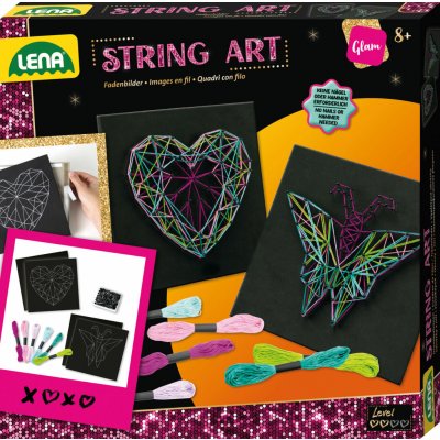 Lena String Art Butterfly & Srdce skládací krabička – Hledejceny.cz