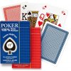 Hrací karty - poker Piatnik Poker - 100% Plastic Jumbo Index Speciál