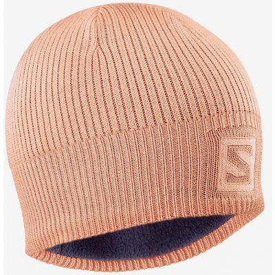 Salomon čepice Logo Beanie Tropical Peach