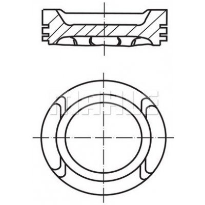 Píst MAHLE ORIGINAL 030 60 00