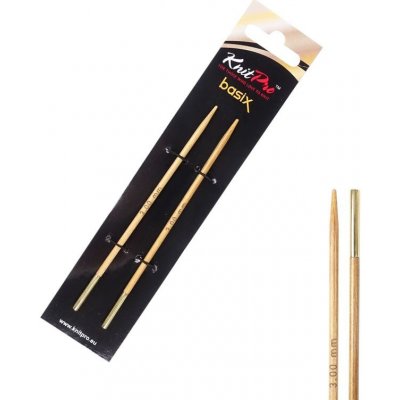 Vyměnitelné dřevěné kruhové jehlice Knitpro Basix Birch 3 mm – Hledejceny.cz