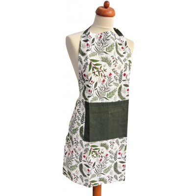 Home Elements Kuchyňská zástěra 60x80 cm Červené jmelí – Zboží Dáma