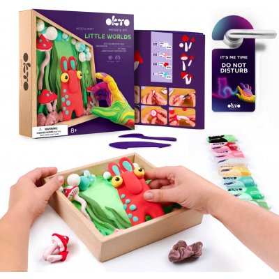 OKTO Modelování Malý svět v rámečku motiv "Skřítek" 21x21 cm – Zboží Mobilmania