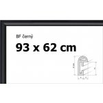BFHM Plastový rám 93x62cm černý – Zboží Dáma