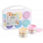Prstové barvy PRIMO sada 6 x 100 g perleťové – Zboží Dáma