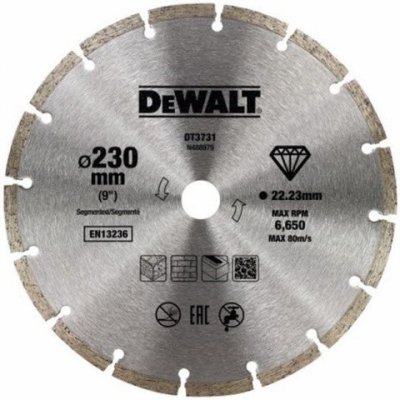 Kotouč diamantový řezný 230 mm segmentový DT3731 DEWALT – Zboží Mobilmania