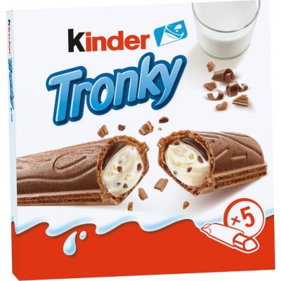 Kinder Tronky tyčinky z mléčné čokolády 5 x 18 g – Zboží Dáma