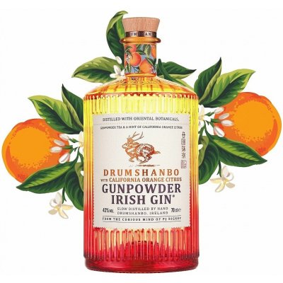 Drumshanbo Gunpowder Irish Gin with California Orange Citrus 43% 0,7 l (holá láhev) – Hledejceny.cz