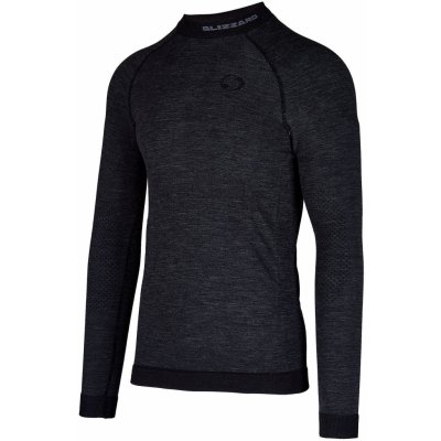 Blizzard Mens long sleeve Merino wool anthracite – Zboží Mobilmania