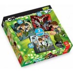 Trefl 3v1 Ben 10 Alien Force 20 36 50 dílků – Zboží Mobilmania