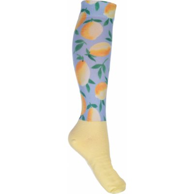 HKM Podkolenky jezdecké Essentials light yellow baby blue – Sleviste.cz