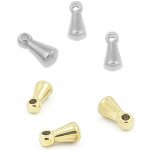 Ocelový závěs na řetízky 6x3mm - 1Ks - Light Gold SL – Zboží Mobilmania