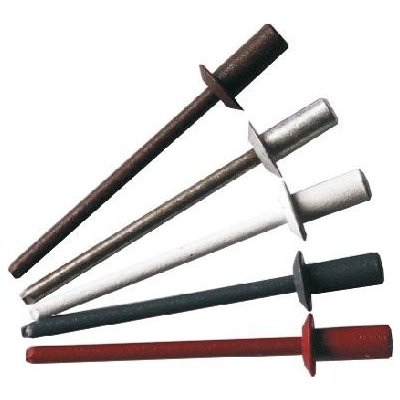 SATJAM Nýty lakované - POP vodotěs.nýty 4,0x9,5 á 250 - RAL 8004 cihlově červená Z1793 – Hledejceny.cz