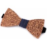 Stoklasa dřevěný 770144/15 přírodní vzorovaný / modrá – Hledejceny.cz