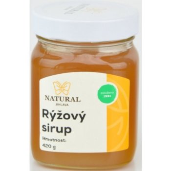 Natural Jihlava RÝŽOVÝ SIRUP 420 g