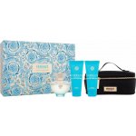 Versace Dylan Turquoise EDT 100 ml + sprchový gel 100 ml + tělové mléko 100 ml + kosmetická taška dárková sada – Sleviste.cz