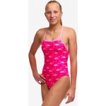 Funkita Girl's One Piece Flaming Go Gos Růžová – Zboží Dáma