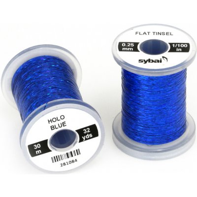 Sybai Plochá Lametka Flat Tinsel Holographic Blue 0,25 mm – Hledejceny.cz