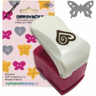 Creatoys Embosovací děrovačka 25 mm motýl – Zboží Mobilmania