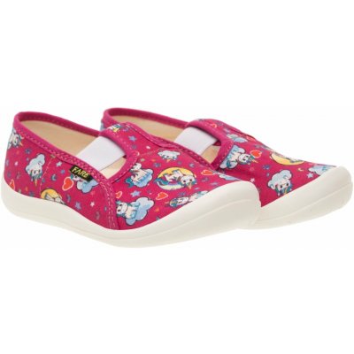 Fare KLASIK Dětské papuče na gumičku červené 4111451 – Zboží Mobilmania