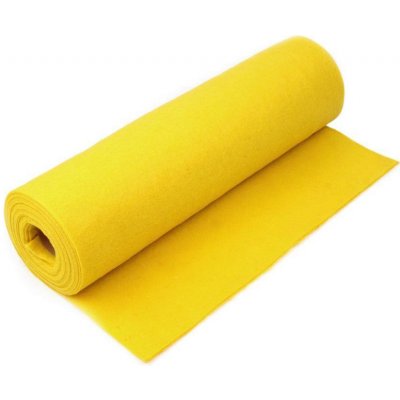 Stoklasa Filc / plsť 730123/03 jednobarevný, žlutý, š. 41cm, 215g/m2, tloušťka 1-1,4mm (látka v metráži) – Zboží Mobilmania