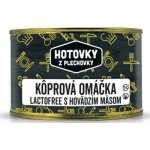 Hotovky z plechovky Koprová omáčka s hovězím masem bez lepku a mléka 400 g – Zboží Dáma