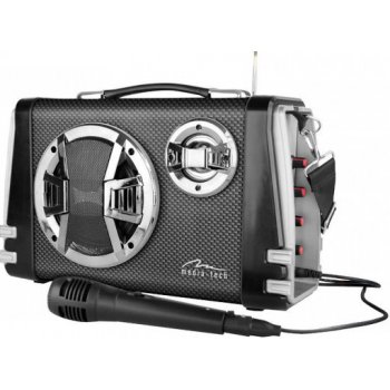 Media Tech Karaoke BoomBox BT MT3149 Kompaktní Bluetooth reproduktor s karaoke funkcí