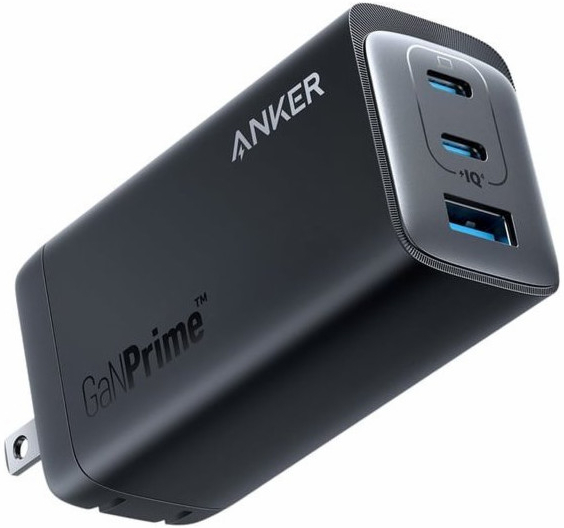 Pouzdro Anker 737 GaN III 3-Port 120W Charger 2xUSB-C 100W + 1xUSB-A 22.5W