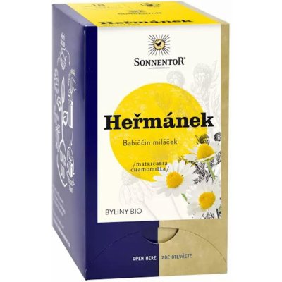 Sonnentor Heřmánek byliny bio 18 sáčků 14,4 g – Zbozi.Blesk.cz