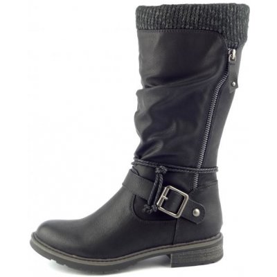 Eveline kozačky 8A20344 černá – Sleviste.cz