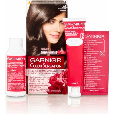 Garnier Color Sensation 3,0 tmavě hnědá