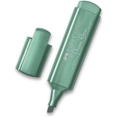 Faber-Castell Textliner 46 Metallic metalická zelená – Zboží Živě