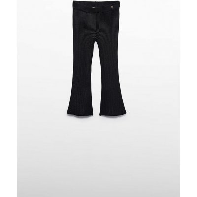 Abel & Lula kalhoty do zvonu úpletové černé – Sleviste.cz