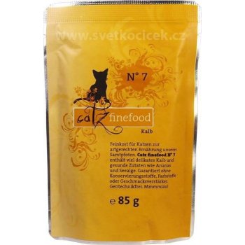 Petnature Catz Finefood 7 telecí maso 85 g