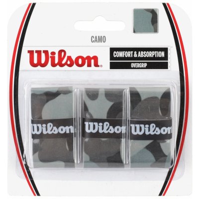 Wilson Camo overgrip 3ks černá – Zboží Dáma