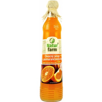 Natur farm Ovocný sirup s pomerančovou šťávou 700 ml