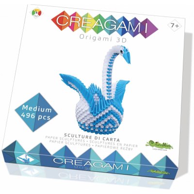 CreativaMente Creagami origami 3D M Labuť 496 dílků – Zboží Dáma